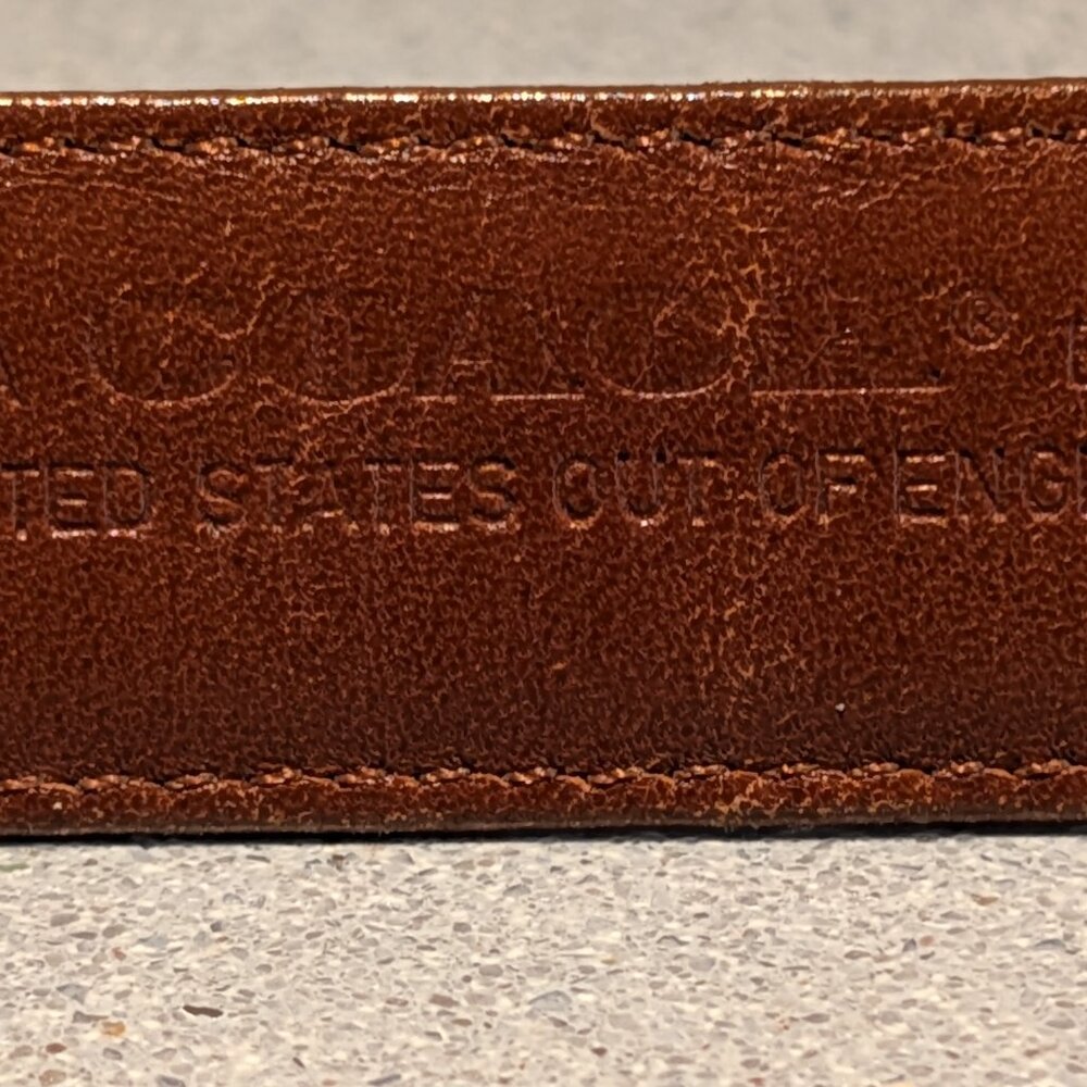 Coach British Tan Leather Belt - Picture 5 of 8
